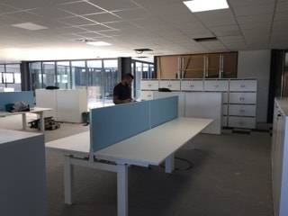 Bench de 2 avec panneau écran accoustique